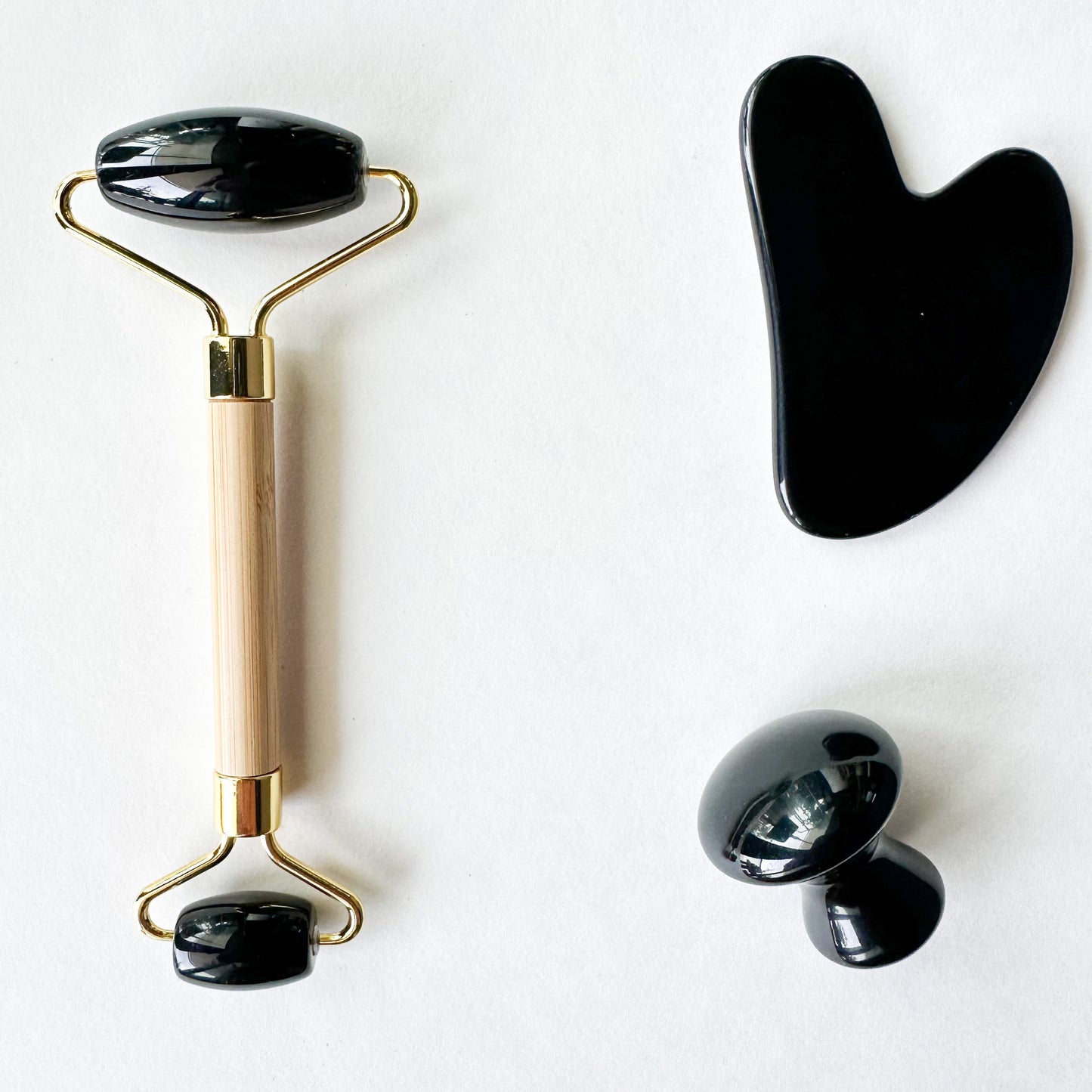 Ultimate Gua Sha Kit – Jade, Rose Quartz & Obsidian