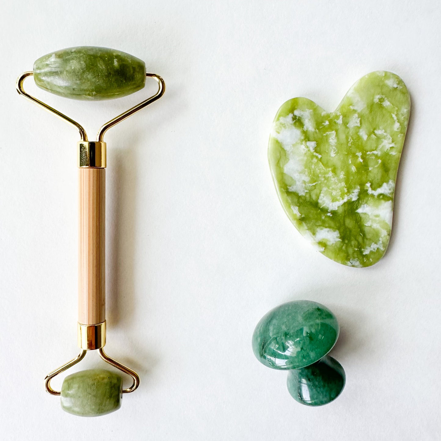 Ultimate Gua Sha Kit – Jade, Rose Quartz & Obsidian