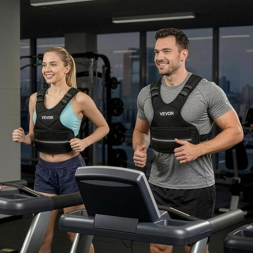 Adjustable Weighted Vest, 11-20lb Weight Vest with 6 Ironsand Weights