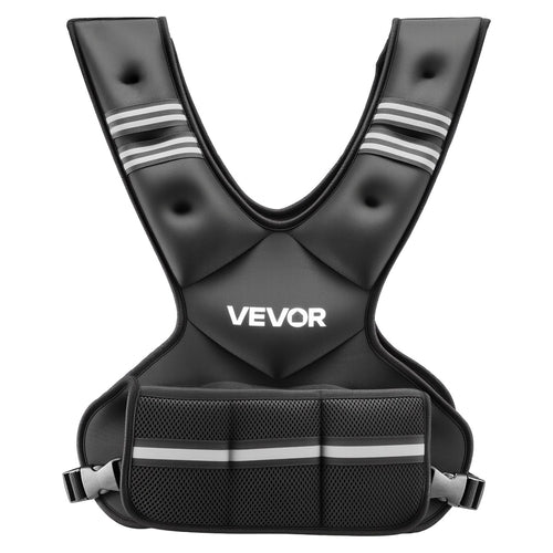 Adjustable Weighted Vest, 11-20lb Weight Vest with 6 Ironsand Weights