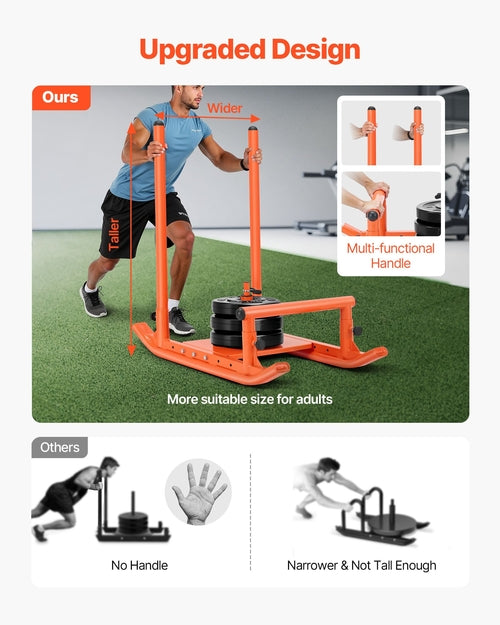 Steel Power Weight Sled – Fitness & Strength Training